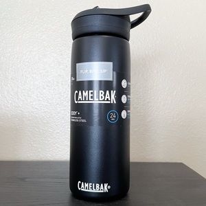 Camelbak Eddy+ Eddy Plus black 20 oz water bottle with straw
